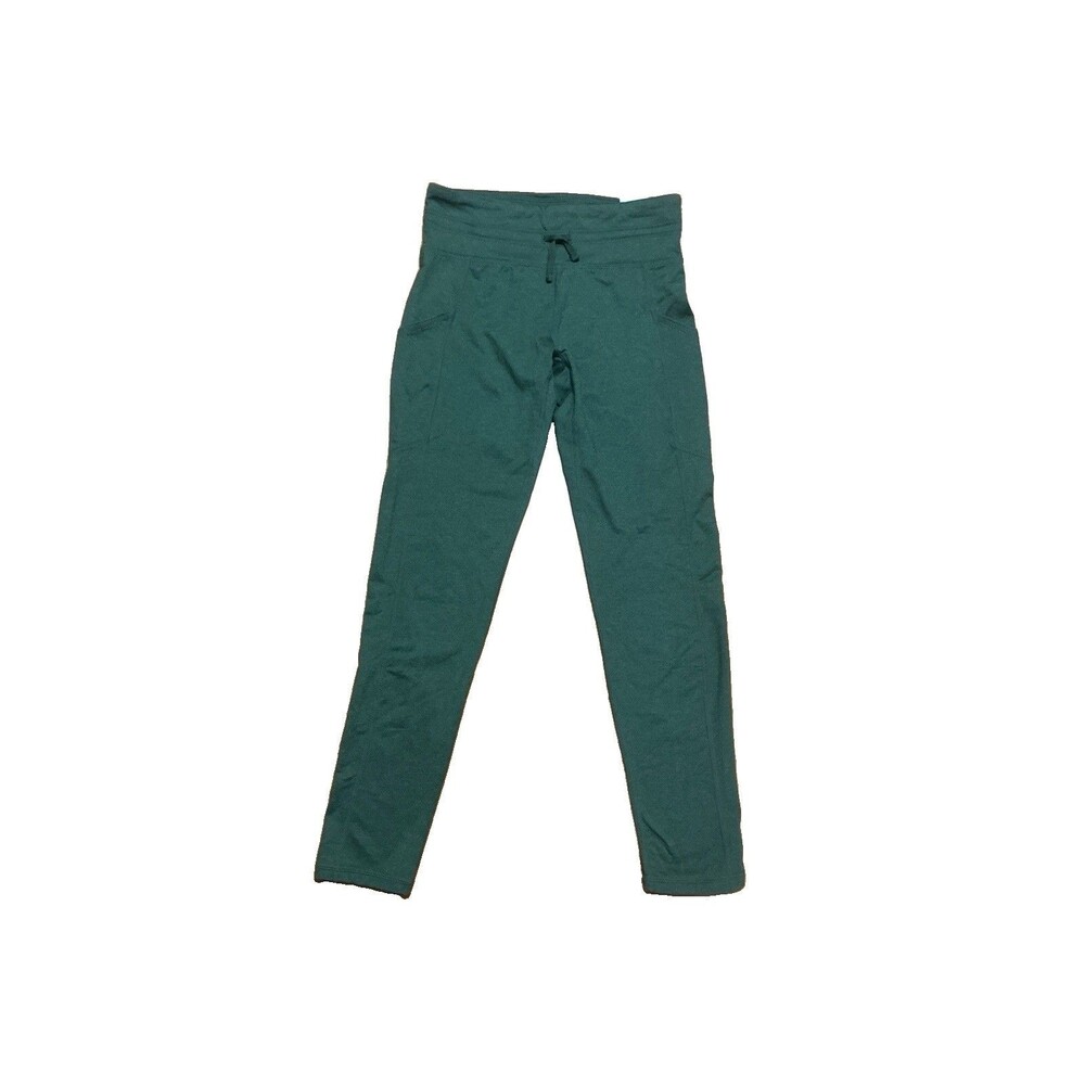 Old Navy Leggings Large Go-Dry High Rise Ankle Green Athletic Active Workout